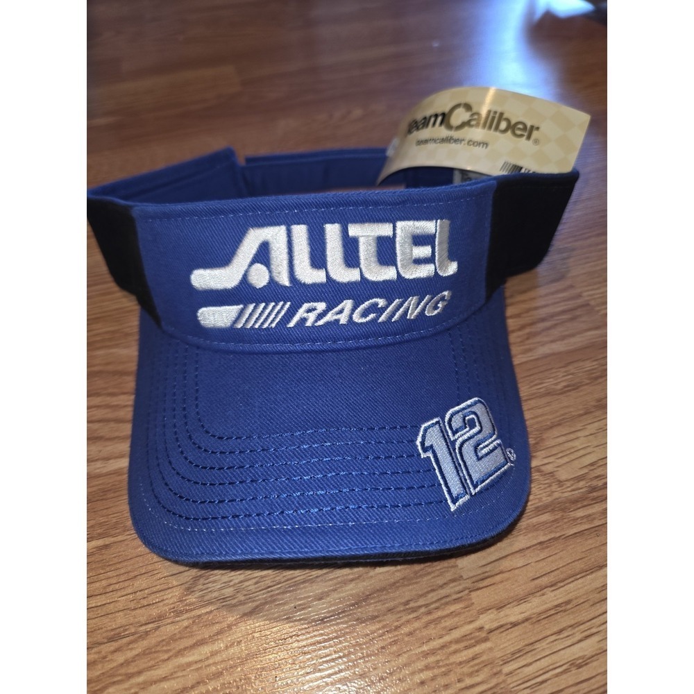 ALLTEL Racing #12 Ryan Newman Visor Hat ADJUSTABLE NASCAR Team Caliber New VTG - Picture 6 of 7